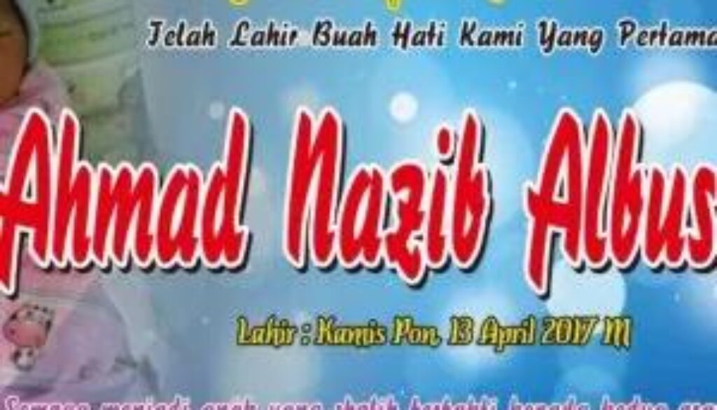 Kartu Nama Bayi