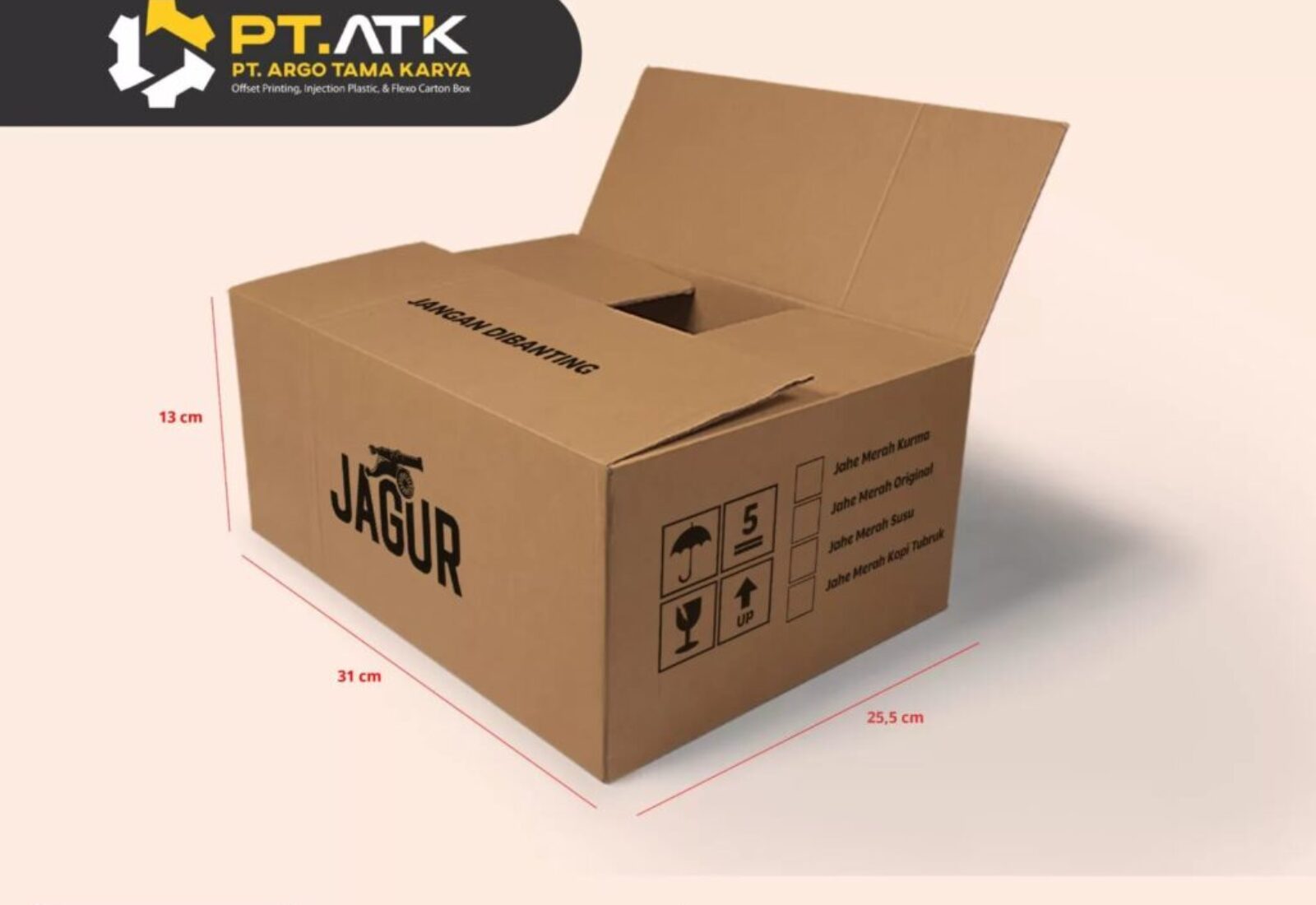 Jual Karton Box Custom di Menteng