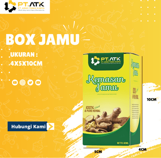 Box Kemasan Jamu