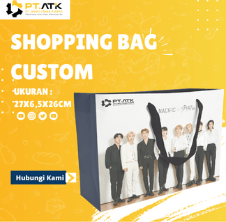 Shopping Bag Ukuran 27X6,5X26