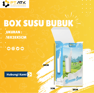 Box Kemasan Susu Bubuk