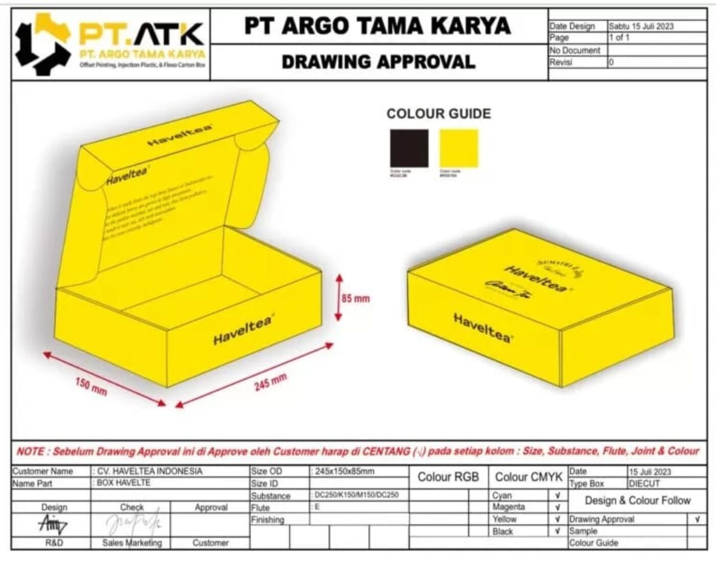 Mailer Box Custom di Jakart