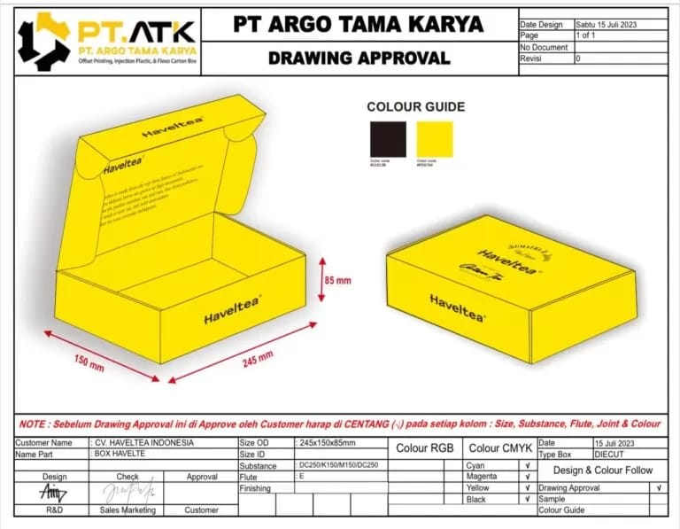 Mailer Box Custom di Jakart