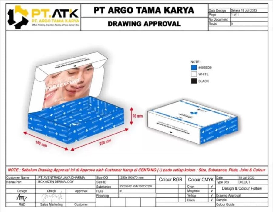 Mailer Box Custom di Semarang