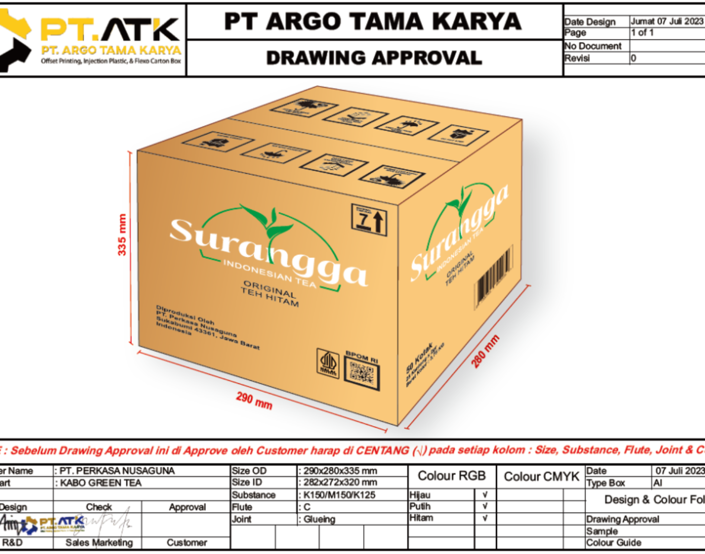 Jual Karton Box di Gambir